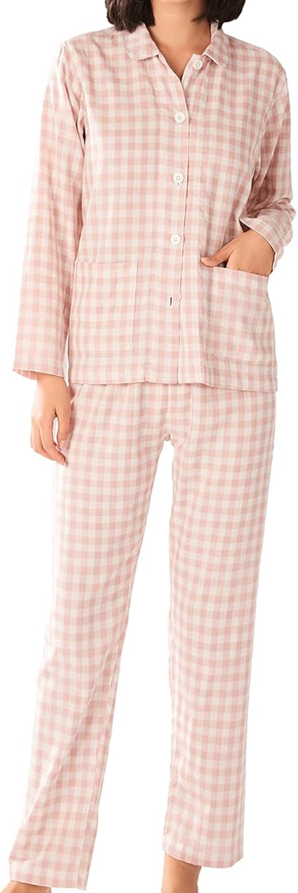 Amazon Co Jp パジャマ レディース 二重 ガーゼ 脇に縫い目のない 長袖 長ズボン セット 綿100 部屋着 春 夏 秋 前開き 高齢者 入院服 外出できる 吸汗 速乾 通気 暖かい ファッション Amazon Co Jp パジャマ レディース 二重 ガーゼ 脇に縫い目のない 長袖 長ズボン セット 綿100 部屋着 春 夏 秋 前開き 高齢者 入院服 外出できる 吸汗 速乾 通気 暖かい ファッション