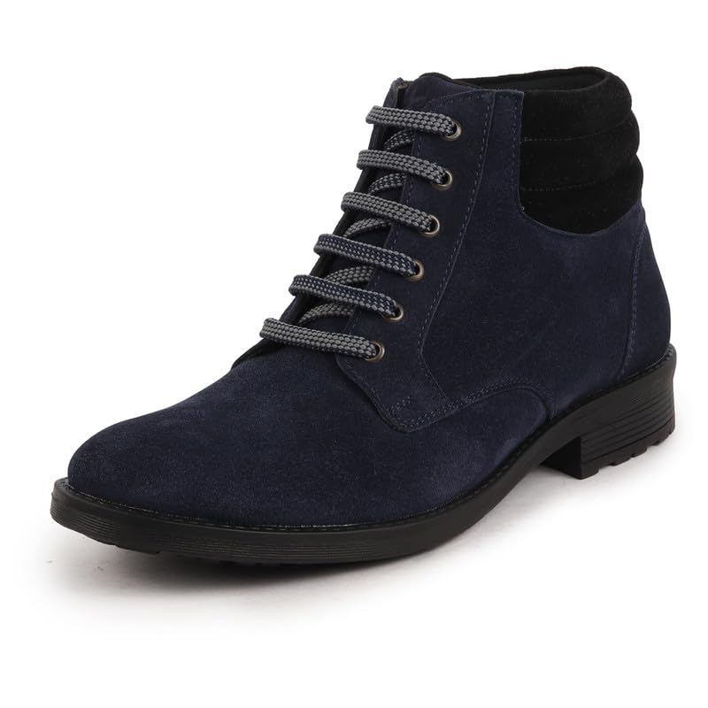 FAUSTO FST KI-667 BLUE-42 Mens Blue Suede Leather Chukka High Ankle Boot (8 UK) (B0D1218Y8G) Amazon Price History, Amazon Price Tracker
