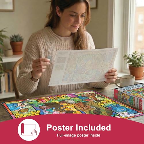Puzzle Winnie the Pooh Cartoon 15 Años miniatura 5