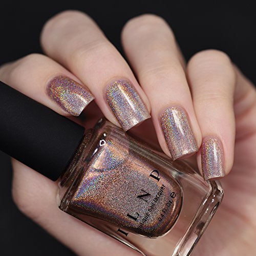 Image of ILNP Soft Focus - Cozy Medium Beige Ultra Holographic Nail Polish