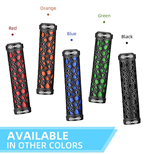 Rockbros Bike Handlebar Grips Double Lock-On Bike Grips Non-Slip Bicycle Handlebar Grips For Mtb thumb #5