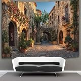 【Versátil Uso】:Esta decoración estética de la habitación se puede utilizar no sólo como decoración colgante de pared,sino también como mantel,decoración de pared,decoración de dormitorio,sábanas de picnic,chales de playa,bufandas,mantas,fundas de sofá,etc.Se puede regalar a amigos y familiares.