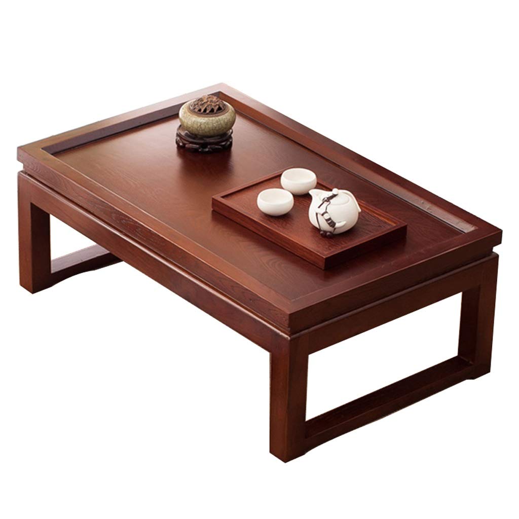 Table basse en bois pour des matins doux avec la table de petit-déjeuner zen