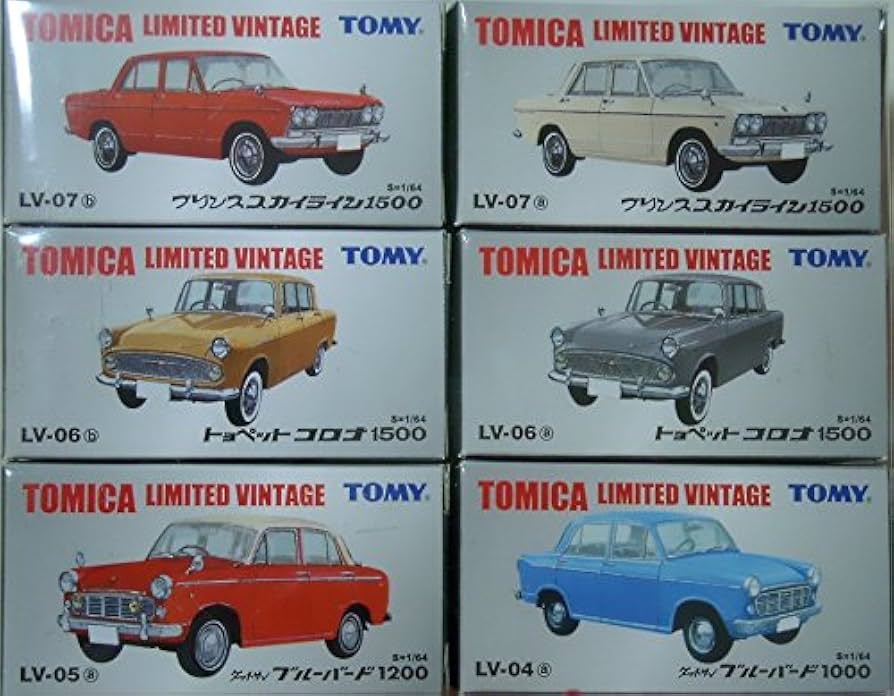 TOMICA LIMITED VINTAGE ミニカー 6種セット My March Tomica Limited Vintage selection! – LamleyGroup