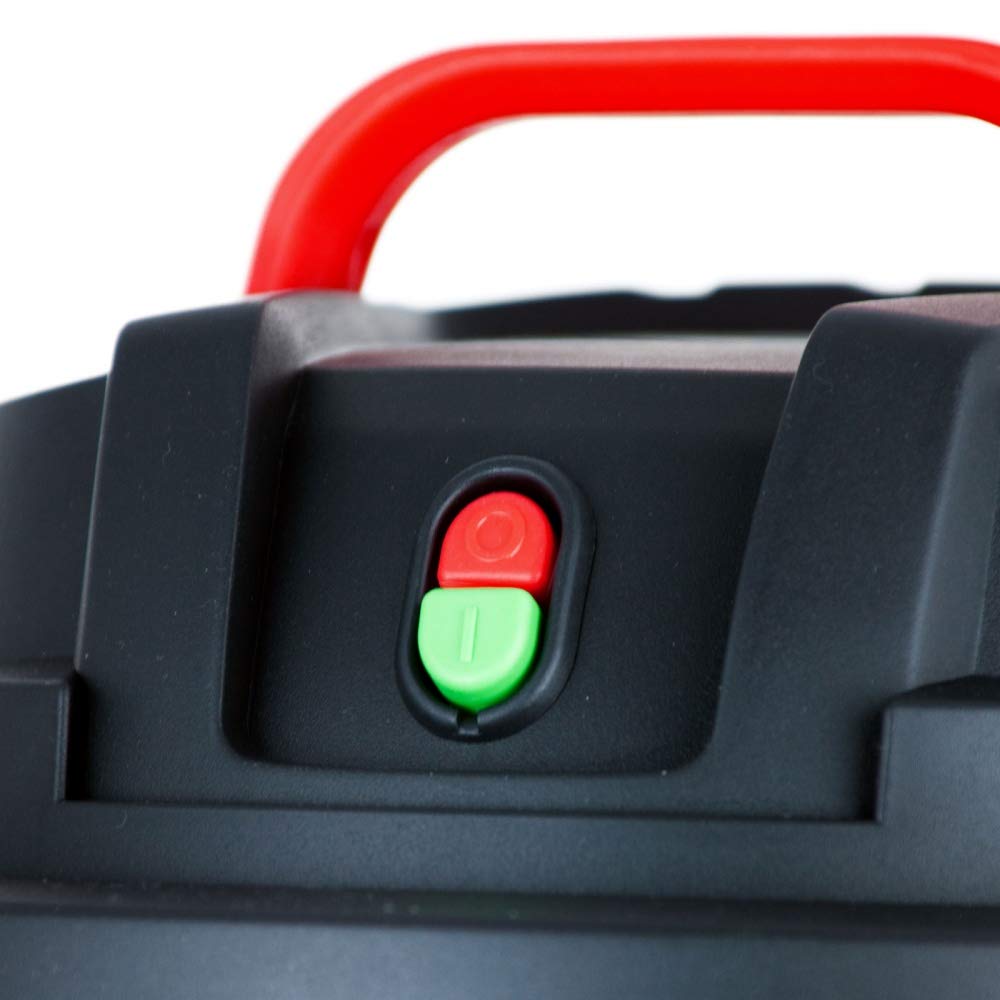 Grafner Odkurzacz XXL ze stali nierdzewnej do pracy na mokro i na sucho 1200 W, 30 litrów, w zestawie filtr z włókniny, rura ssąca, ssawka podłogowa, szczotka funkcyjna, odkurzacz przemysłowy, odkurzacz do pracy na mokro