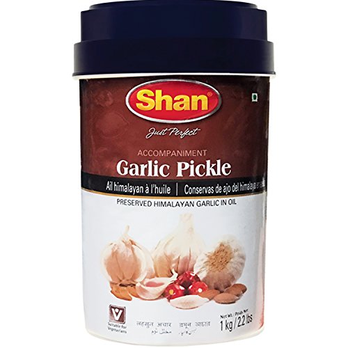 Shan - Garlic Pickle, 1 Kg (2.2 Lb)