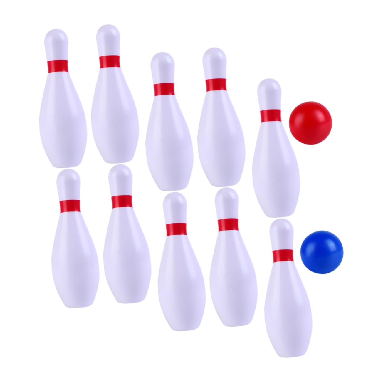 UKCOCO Juguete de Bolos de PU 1 Juego para Interior y Exterior