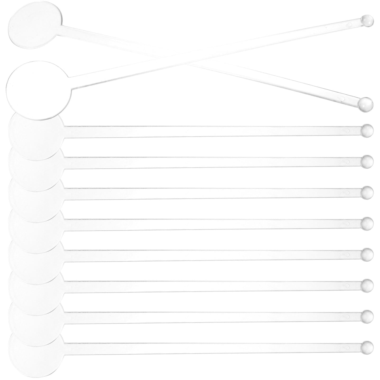 Cabilock 80Pcs Reusable Cocktail Stirring Sticks Drink Mixer for Juice and Cocktails for Parties and Daily Use Heat Resistant and Tasteless