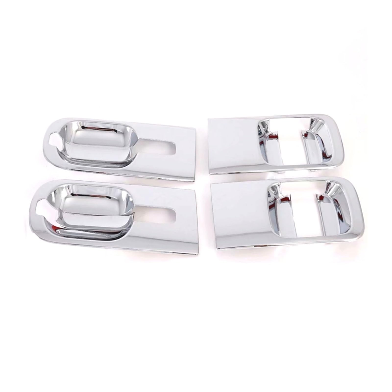 Drezzo 4 Car Exterior Door Handle For Hyundai H-1 I800 H300 For Grand For Starex 2008-2021 Exterior Side Door Handles Bowls Frame Cover Trim(4)