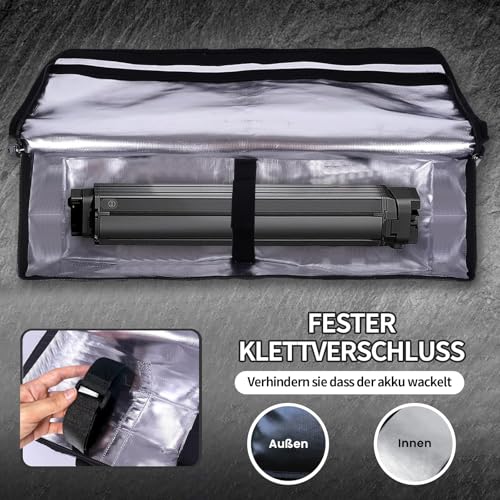 Bolsa de batería para ebike impermeable y protector antichoque de litio para transporte 5