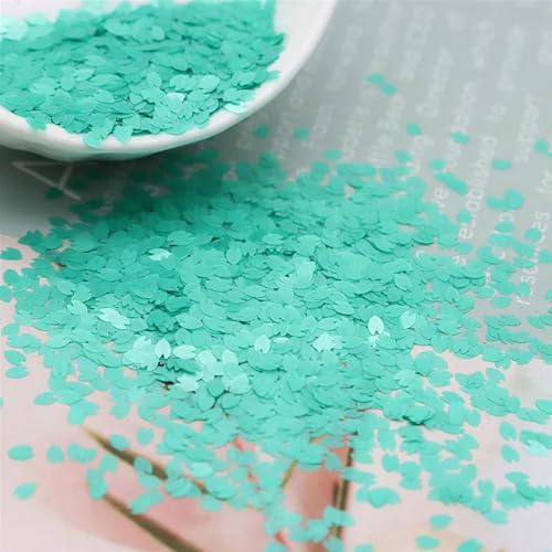 GUOZIF Paillettes Ultra-Fines en Forme de pétales de Fleurs de Cerisier, 50 g, 3 mm, Effet Chanvre Fluide, Couleur Magique, polarisées