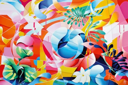 Puzzle 3000 pièces : Abstraction Vegetale Amaury Dubois Ravensburger Nathan - vue 8