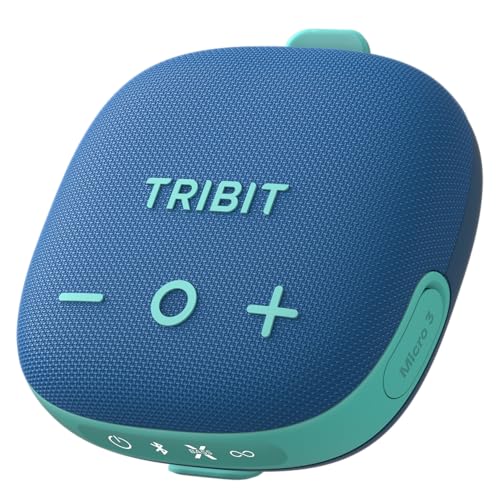 Image of Tribit StormBox Micro 3 13W Bluetooth Speaker, Blue | IP68 waterproof & dustproof, XBass boost, TWS stereo Pairing, Bluetooth 6.0,24H Playtime,portable speaker