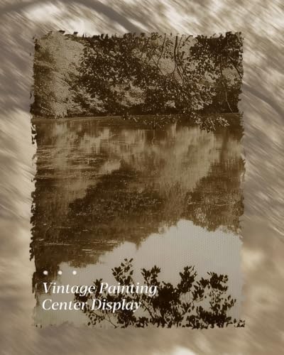Image of Large Gold Framed Wall Art, Landscape Wall Decor - Reflections -24 x 36 IN