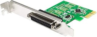PCIe Parallel Port Expansion Card, PCI Express to DB25 LPT Converter Adapter Controller for Desktop with Low Bracket, Support SPP / PS2 / EPP/ECP Modes