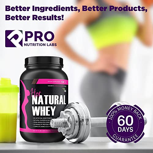 Whey Protein Powder for Women - Supports Weight Loss & Lean Muscle Mass - Low Carb - Gluten Free - Grass Fed & rBGH Hormone Free (Chocolate Delight, 2 lb) - Image 8