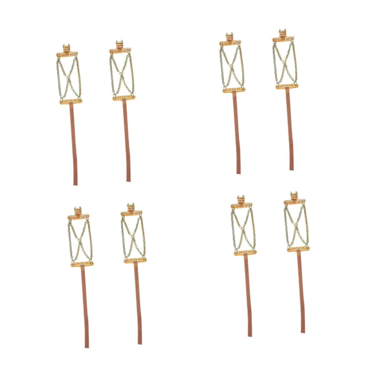 Chaînes Antidérapantes pour Pneus de Voiture, Lot 2 Pièces en Acier