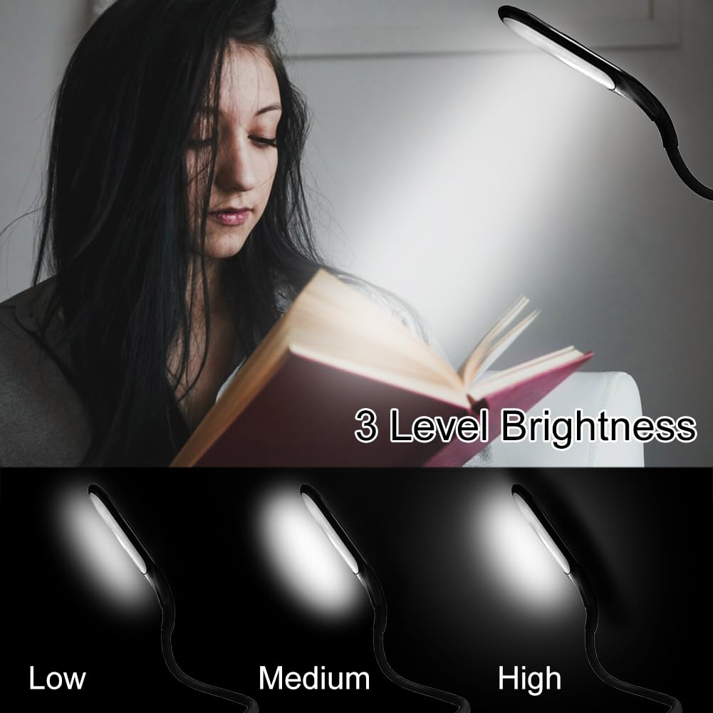 Lampada USB Dimmerabile e Flessibile - Luce LED Regolabile Per PC, Laptop, Tastiera Computer - Portatile