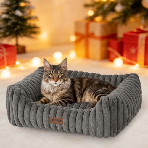 ZOMISIA Large Cat Beds - Orthopedic Dog Bed for Medium