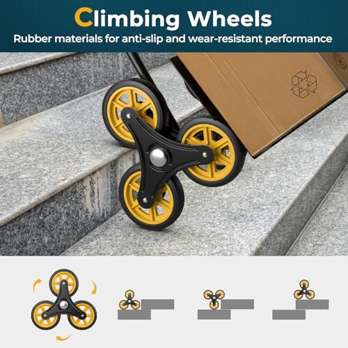 Carretilla para escaleras S AFSTAR 350 lbs capacidad plegable miniatura 5
