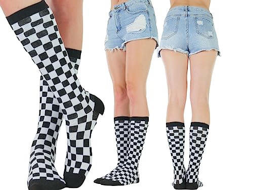 ToBeInStyle Women's Colorful Patterned Design Knee High Socks3