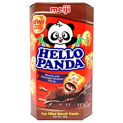 MEIJI Hello Panda Galletas de chocolate 10 x 50 g