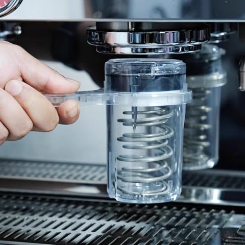 Limpiador de cabezal de grupo espresso de 58 mm con lavado automático y alivio de presión, máquina E61, mantenimiento del hogar barista