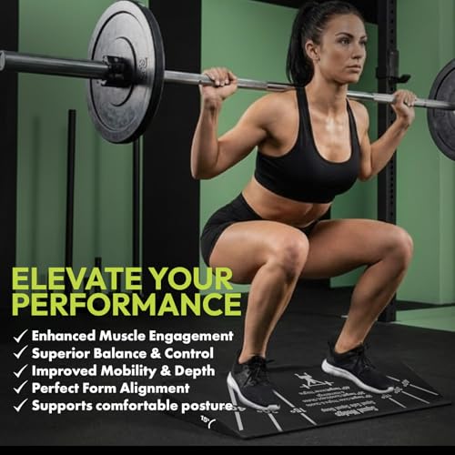 image for MYN HORIZON Squat Wedge Block – Non-Slip EVA Material Slant Board wi