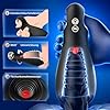 Sex Spielzeug für die Männer Masturbator, Elektrischer Masturbieren für Männer mit 5 Zungenleckmodi Hohler Ring, 3IN1 Penis Vibrator Sexspielzeug 360° Umwickeln Penistrainer 10 Vibrationsmodi Sex Toys #3
