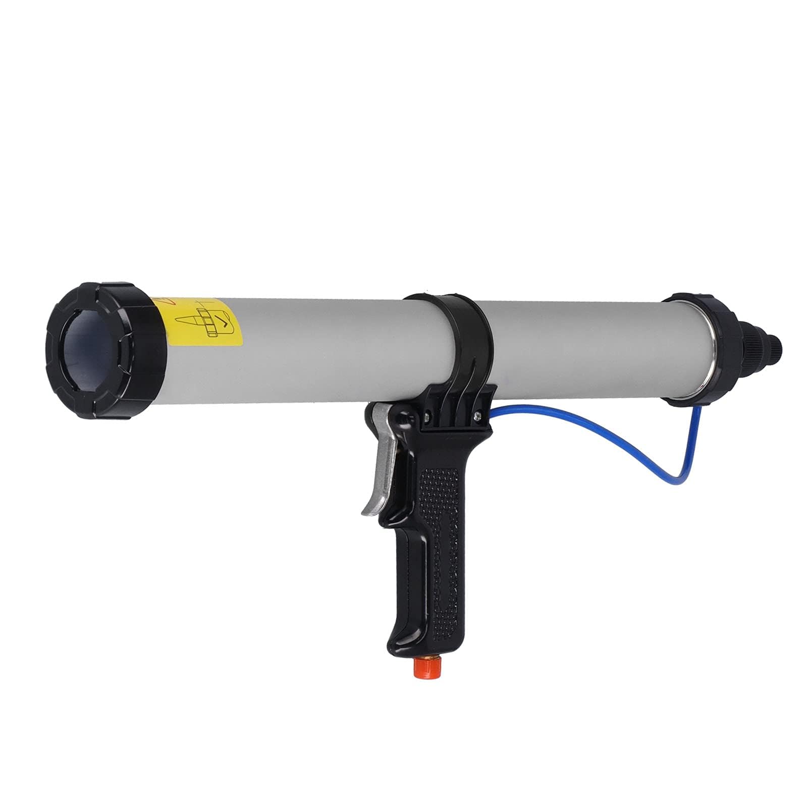 Pistola de Calafateo Neumática, Pistola de Pegamento de Vidrio Neumática de 600 Ml, Pistola de Aire de Sellado de Pegamento de Vidrio de Aleación de Aluminio para Decoración de