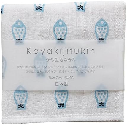 Amazon かや生地ふきん フィッシュ 北欧柄 可愛いかや生地ふきん 速乾 やわらかい 高吸水 キッチン柄 Kayakijifukin 日本製 フィッシュ キッチンクロス オンライン通販