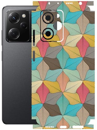 Image of AtOdds - Full Body Back Screen Guard Protector Film - Lamination Wrap Skin Sticker Compatible with Poco X5 PRO (5G) | Scratchproof Matte Finish (Autumn)