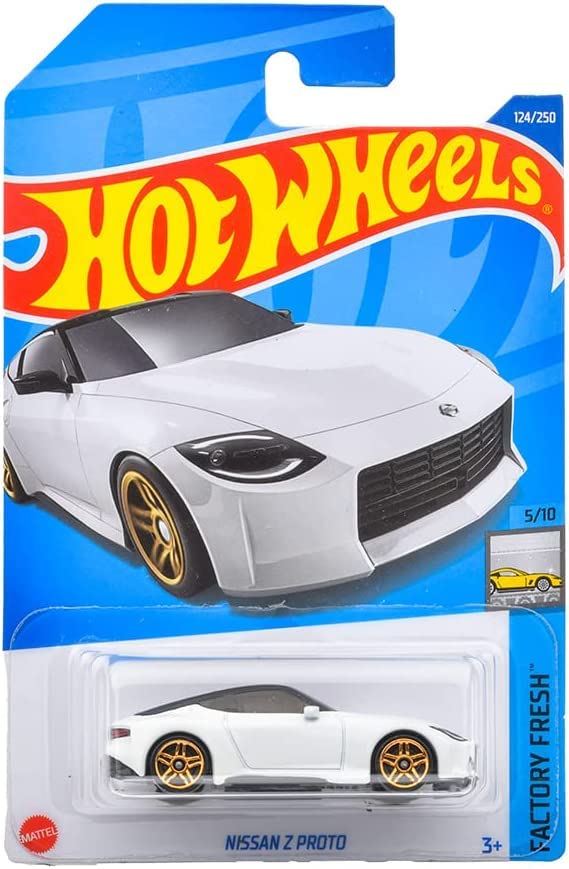 Hot Wheels Factory Fresh 5/10 Z Proto 124/250 White HHF66, Wht, 1:64 Scale - Image 4