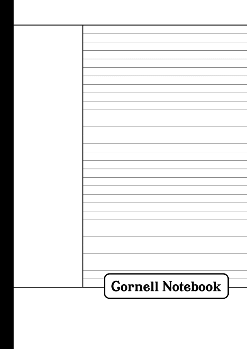 Cornell Notebook: A4 Cornell Method Note-Taking for Students High School, College, University for Lecture and Meetings, 110 Pages