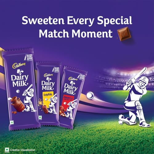 Image of Cadbury Dairy Milk Chocolate Bar, 20.2 g (Pack of 25)