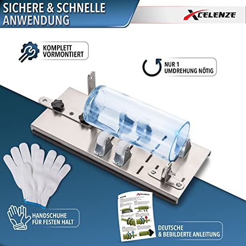 Flaschenschneider Xcelenze – Glasschneider für Flaschen mit verstellbaren Rädern