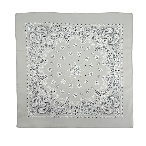 Image of Single Pack Bandanas 60s Premium Cotton Soft Thin Handfeel Large Handkerchief for Men and Women