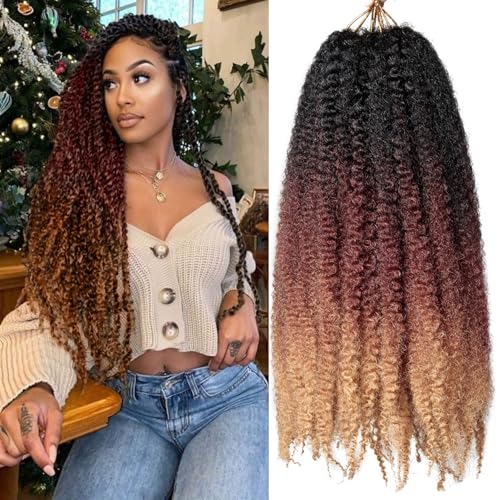 Marley Twist Braiding Hair, 1B/30/27, 24 inch, 8 Packs