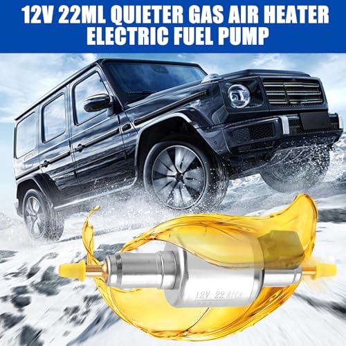2 Stück 12V 22ML Ölpumpe Kraftstoffpumpe mit Ölpumpendecke, Diesel Standheizung Ölpumpe Heizungspumpe Dosierpumpe, Kraftstoff pumpe für Auto Dieselheizung Dosierpumpe Standheizung Passend