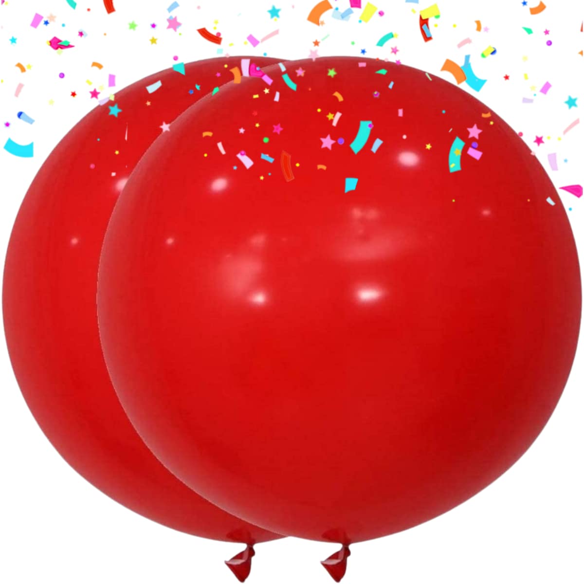 25 ballons premium rouge | ballon de baudruche de qualité- Fête en folie