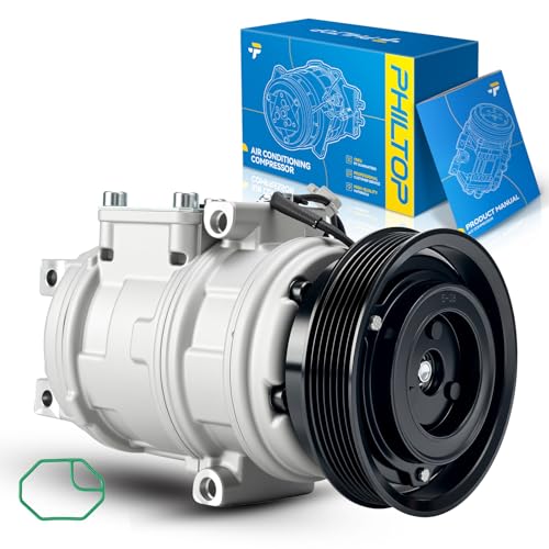 Image of PHILTOP CS20112 Air Conditioner AC Compressor with Clutch for Honda Accord 1998-2002 3.0L, Acura CL 1997-1999 3.0L