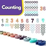 BEKILOLE-Wooden-Number-Puzzle-for-Toddler-Activities-Montessori-Toys-for-Toddlers-Shape-Sorting-Counting-Game-for-Age-3-4-5-Year-olds-Kids-Preschool-Math-Learning-Toys-for-Toddlers