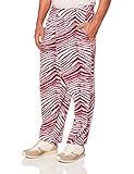Zubaz Men's Standard Classic Zebra Printed Athletic Lounge Pants, Multi, X-Large