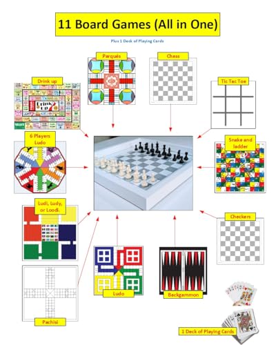 Tablero de Juego de Cristal con Ajedrez y Más miniatura 2