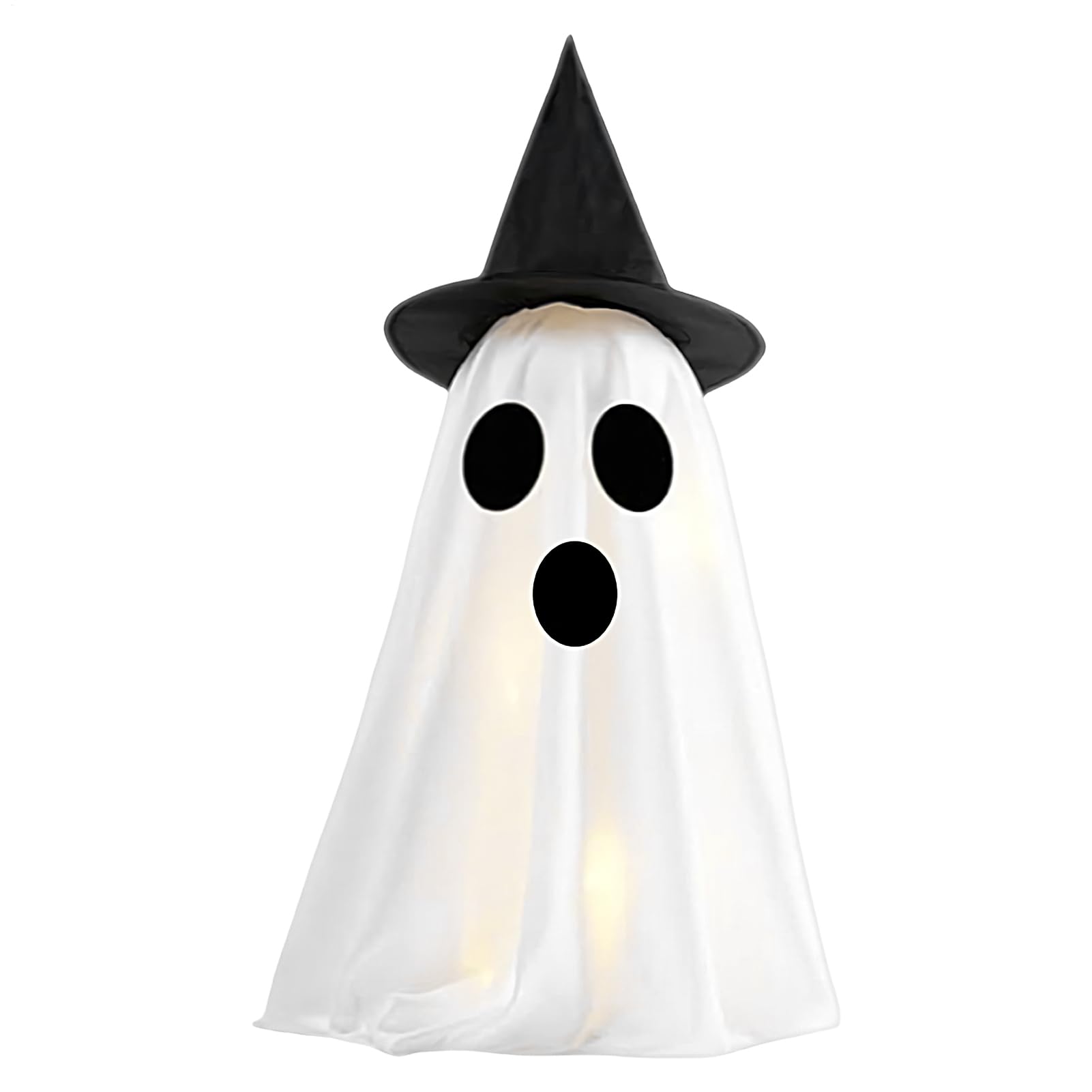 Décorations d'Halloween Light Up Ghost avec LED pour table et jardin