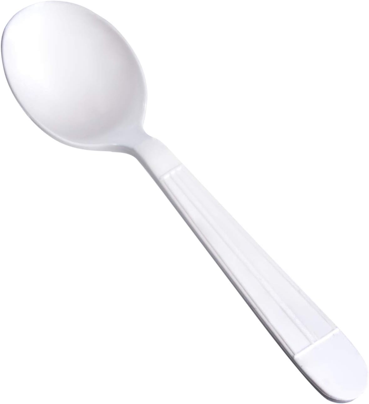  Basics Heavy-Weight Plastic Soup Spoons, 250 Count: Kitchen & Dining