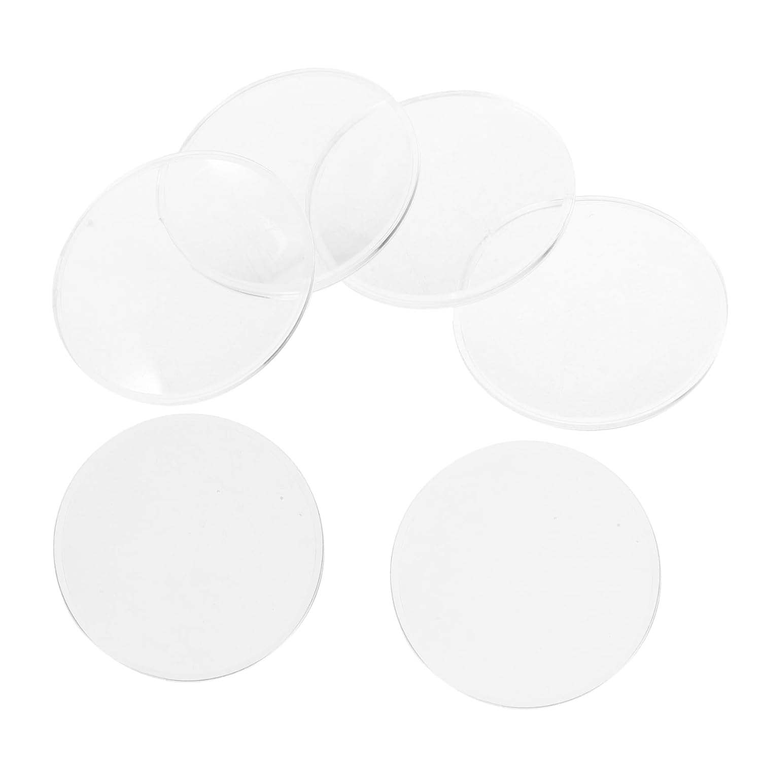 6pcs Convex Lens for Physics Teaching Acrylic Optics