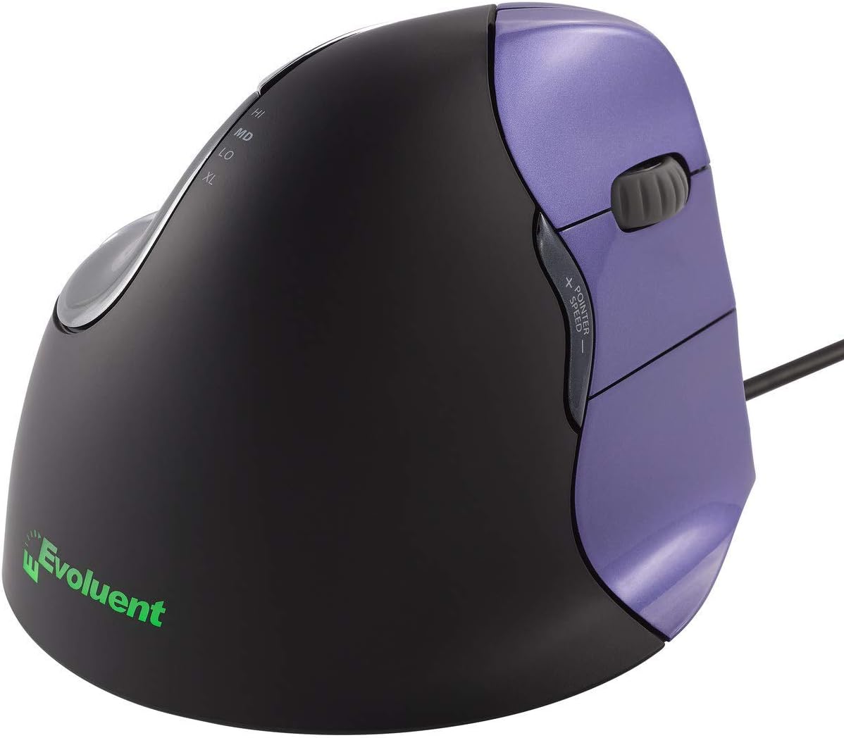 VM4S Right Handed VerticalMouse - Small, version 4,black