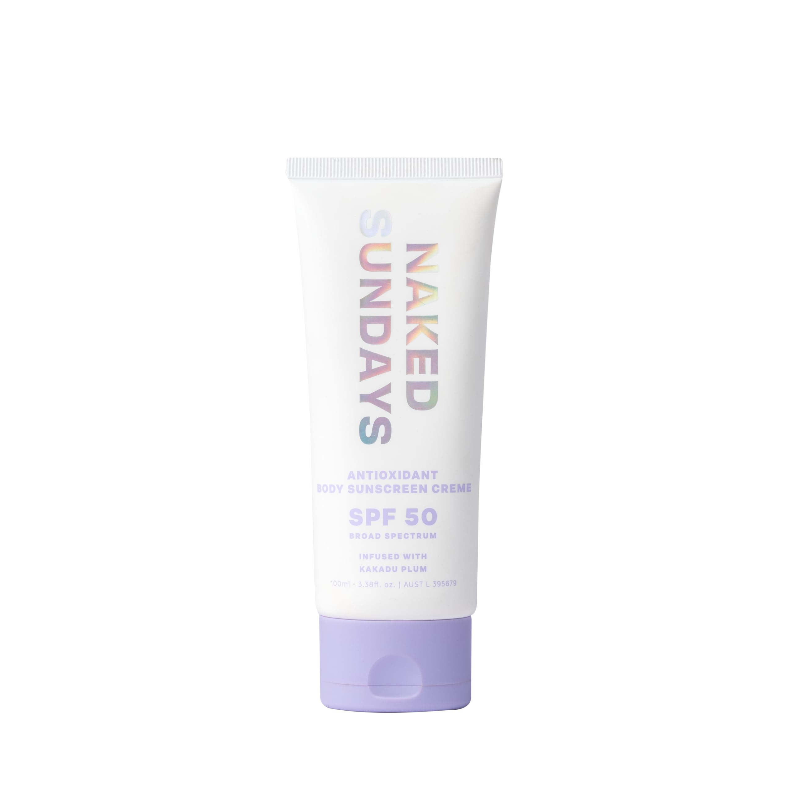 Naked Sundays SPF 50 Antioxidant Body Sunscreen Lotion – Broad Spectrum UVA/UVB Protection, Hydrating & Lightweight – 100ml