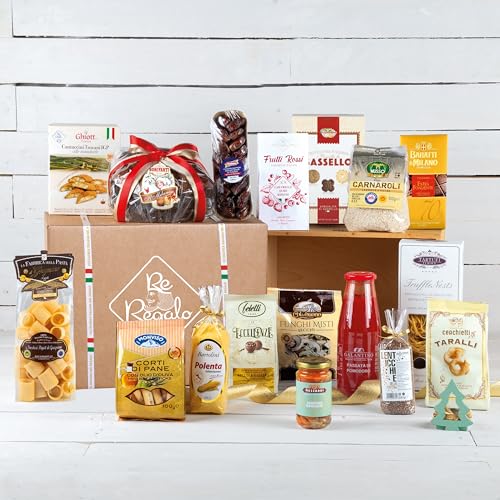 Re Regalo, Cesto Regalo Gastronomico, Confezione di Natale con...